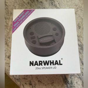 Narwhal 20 oz. Lid speaker
